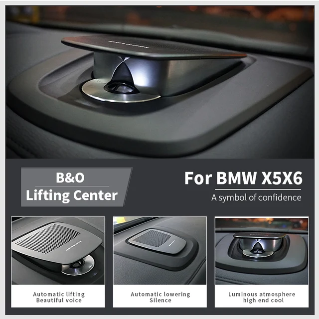 سيارة مركز القرن لسيارات BMW X5 X6 F15 F16 F11 F10 F01 5 7 F07 سلسلة LED رفع مكبرات الصوت بو جودة عدة مكبر الصوت 4 بوصة Midrange باس