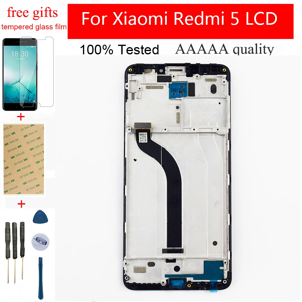 5 7 &quotдля Xiaomi Redmi ЖК-дисплей кодирующий преобразователь сенсорного экрана в сборе