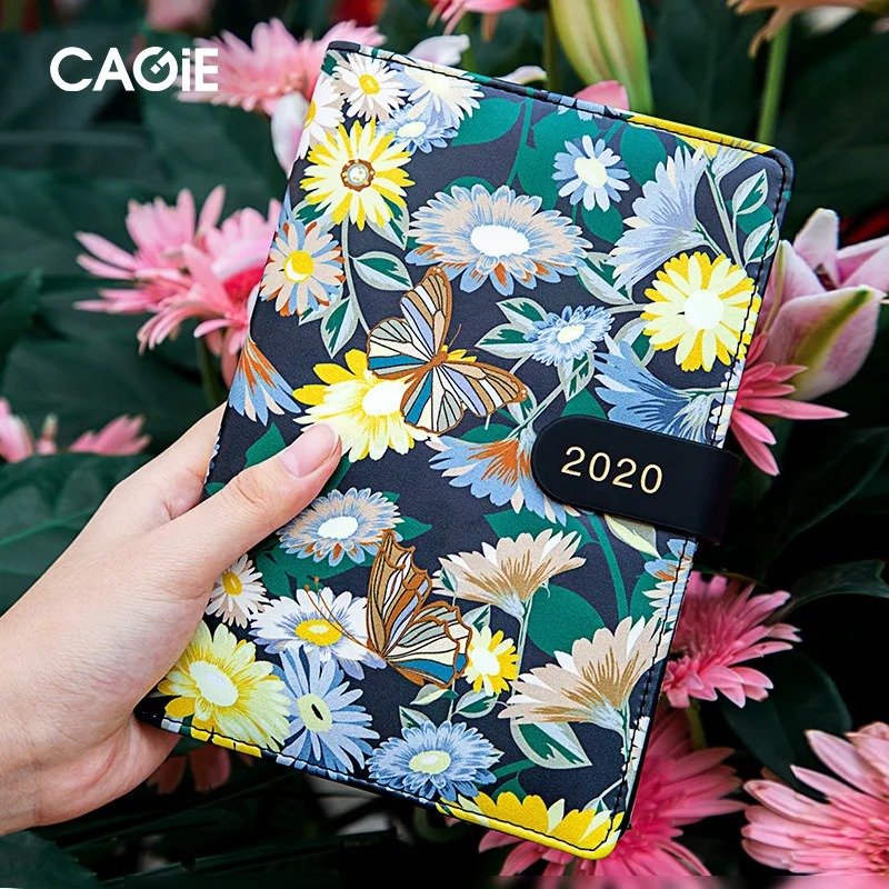 

Agenda 2020 Diary Business Notebook Schedule Planner B6 Calendar Square Efficiency Manual Handbooks Art Journal Travel Note Book