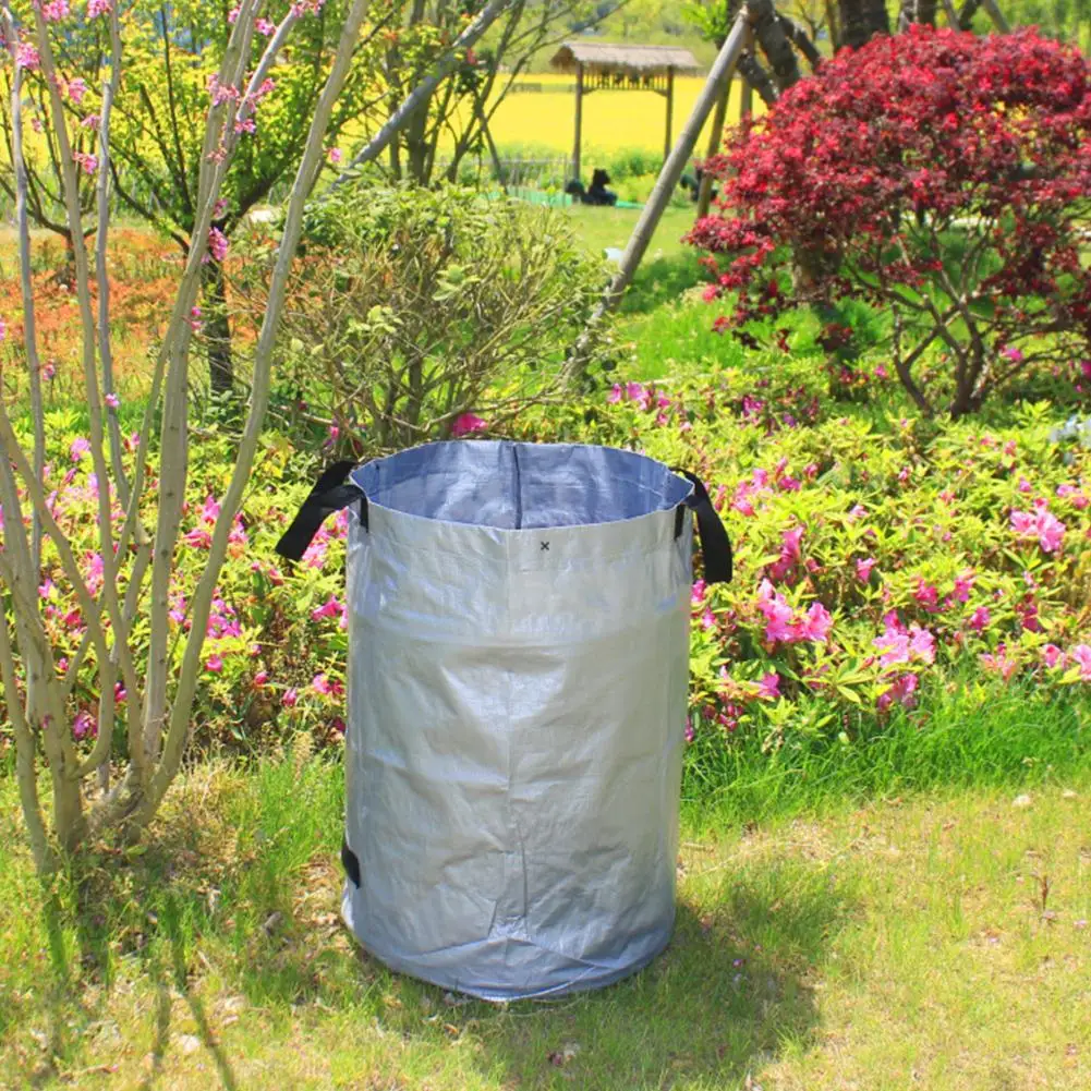 Garden Waste Bag Reusable Leaves Bag Bin Refuse Rubbish Sack Bag for Yard Park Garden