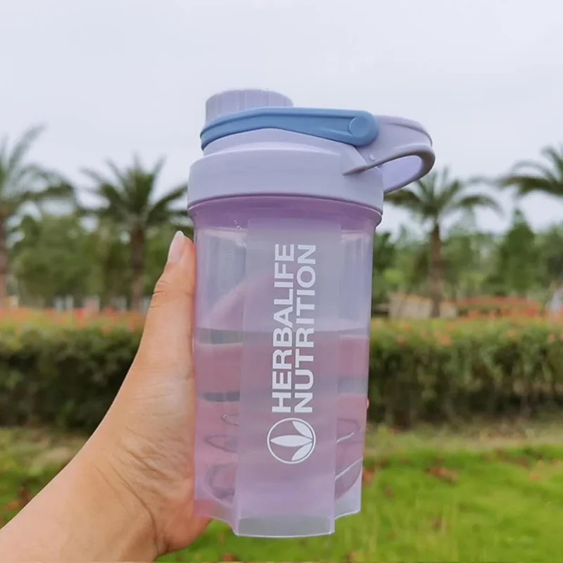 Candy Color 500ml Portable Herbalife Nutrition Shaker Cup Water Bottle BPA-Free