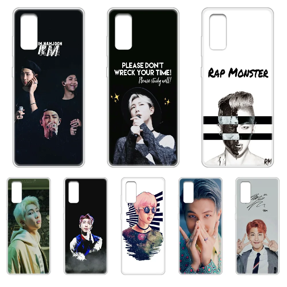 RM Bangtan Boys чехол для телефона Корпус SamSung Galaxy S 7 8 9 10 11 20 a 20e 50 51 70 71 Plus Edge Ультра