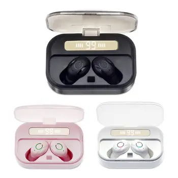 

1Pair New T11 TWS Wireless Bluetooth 5.0 Headset Earbuds LED Digital Display