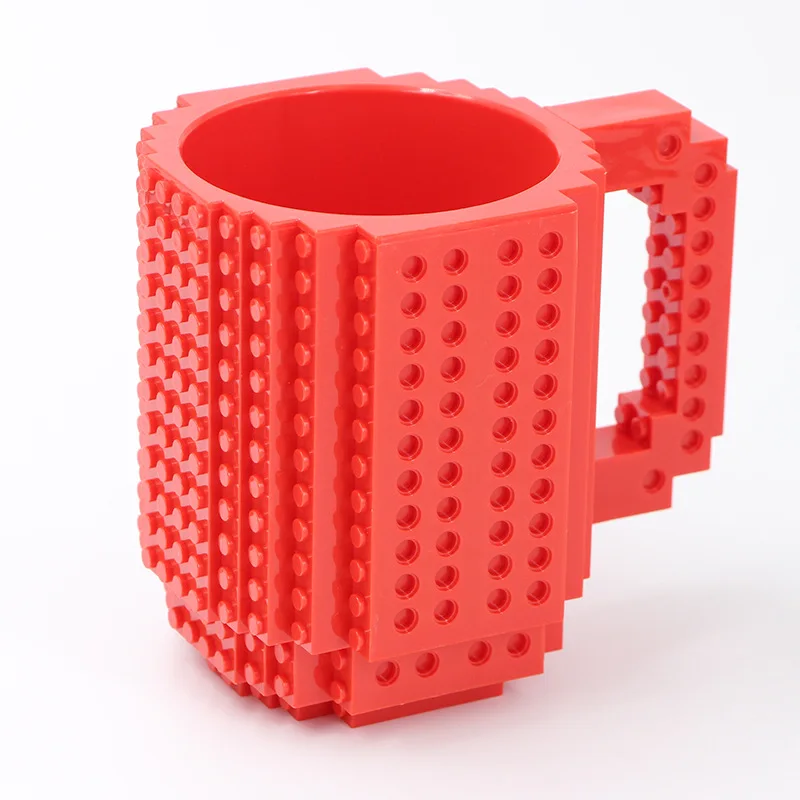 Вкус блоки чашка DIY сборка кофейная чашка кружка креативная сборка снятие стресса чашка для воды подарок забавные кружки