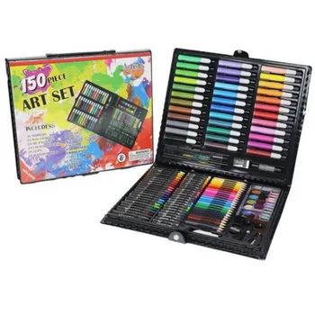 

150PCS/Box Art Drawing Set With Watercolor Pens-Crayons-Oil Pastel-Color Pencils-Palette Paintings Tools Art Supplies Stationery