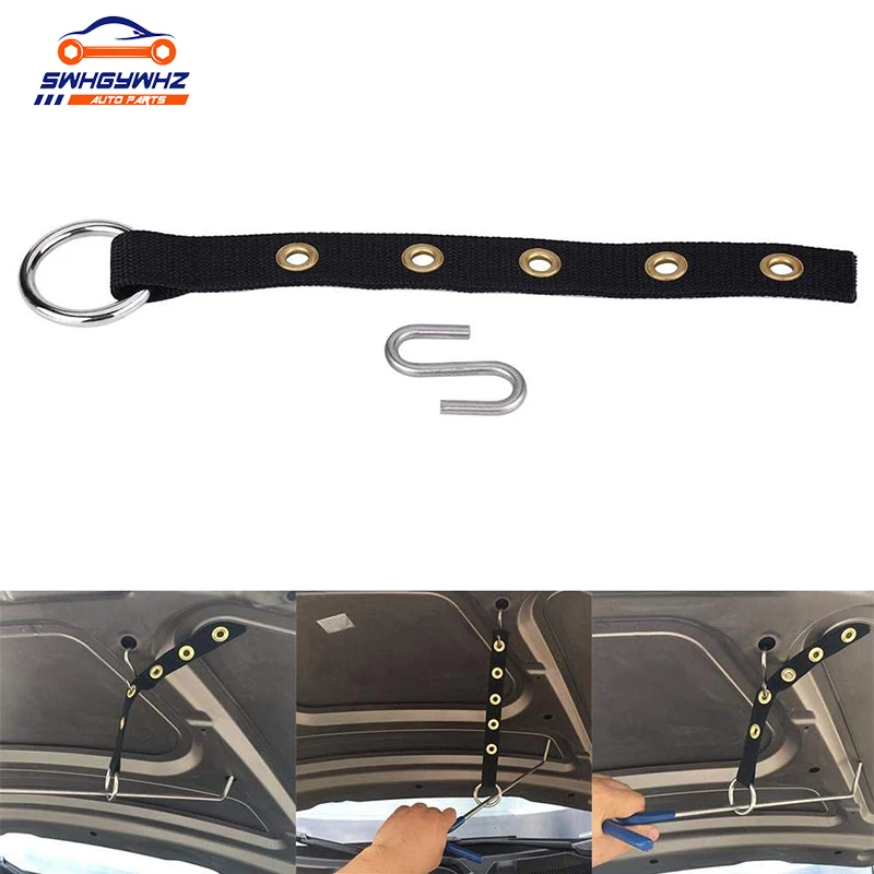 

Panitless dent repair 1Set Practical Useful New Car Nylon Strap S Hook Paintless Vehicle Dent Repair Hail Removal Kit