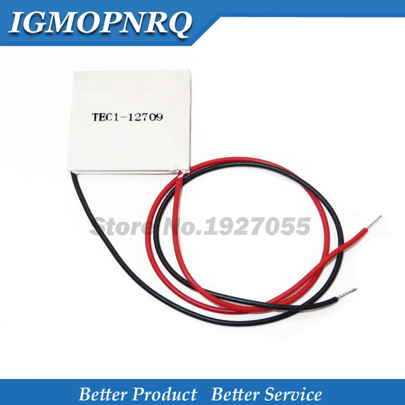 

1PCS TEC1-12709 TEC Thermoelectric Cooler Peltier TEC1 12709 12V 9A 40*40mm Peltier Elemente Module Heatsink Cooling Plate
