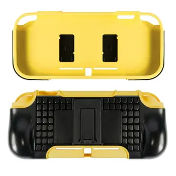 

TPU Protective Case Cover with Bracket 2 Game Card Stand Holder for Switch Lite E65E