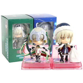 

Anime Fate/stay night Saber/Christmas Jeanne d'Arc Mobile Phone Holder PVC Action Figure Model Toys Gift