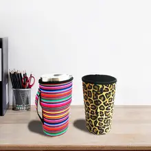 2pc Stainless Steel Travel Insulation Coffee Cup Sleeve Bag Ice Tyrant Cup Protector Cup Accessories Thick High Quality Portable