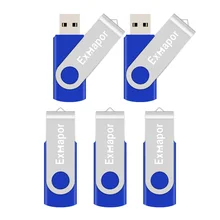 Aliexpress - Exmapor USB Flash Drive 32 GB X 5 Bulk Memory Stick USB Stick USB Storage Portable Thumb Drive Jump Drive External Drives Blue