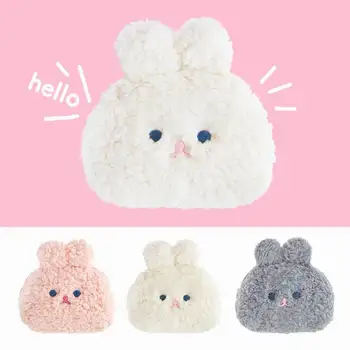 

Bentoy Milkjoy Berber Fleece Plush Coin Purse Rabbit Money Bag Girl Cute Soft Wallet Card Case Cosmetic Holder Women Make Up Bag