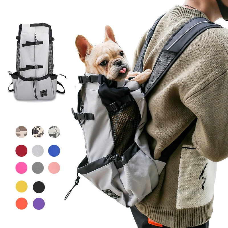 Pet Dogs Backpack Outdoor Travel Puppy Medium Dog for Small Breathable Walking Cycling Carrier Bags Accessories | Дом и сад