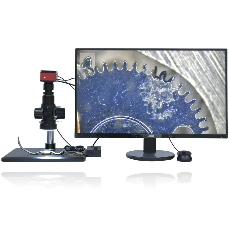 Датчик Sony IMX342 Full HD 4K 1080P электронный видеоизмерительный микроскоп с полным