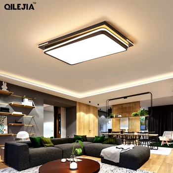 

Modern Led Ceiling Lights For Living Room Bedroom dinner room Black Color Home Led Ceiling Lights Fixtures AC 110V-AC260V