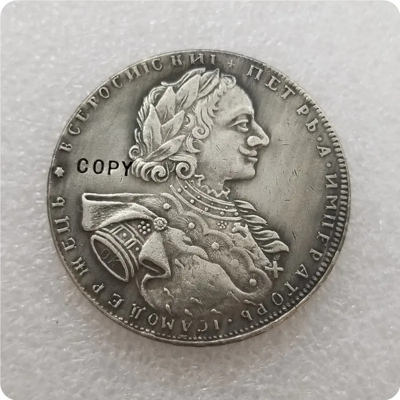 1723 Россия 1 рубль Тип 2 копия монеты памятные монеты-копия монет медаль