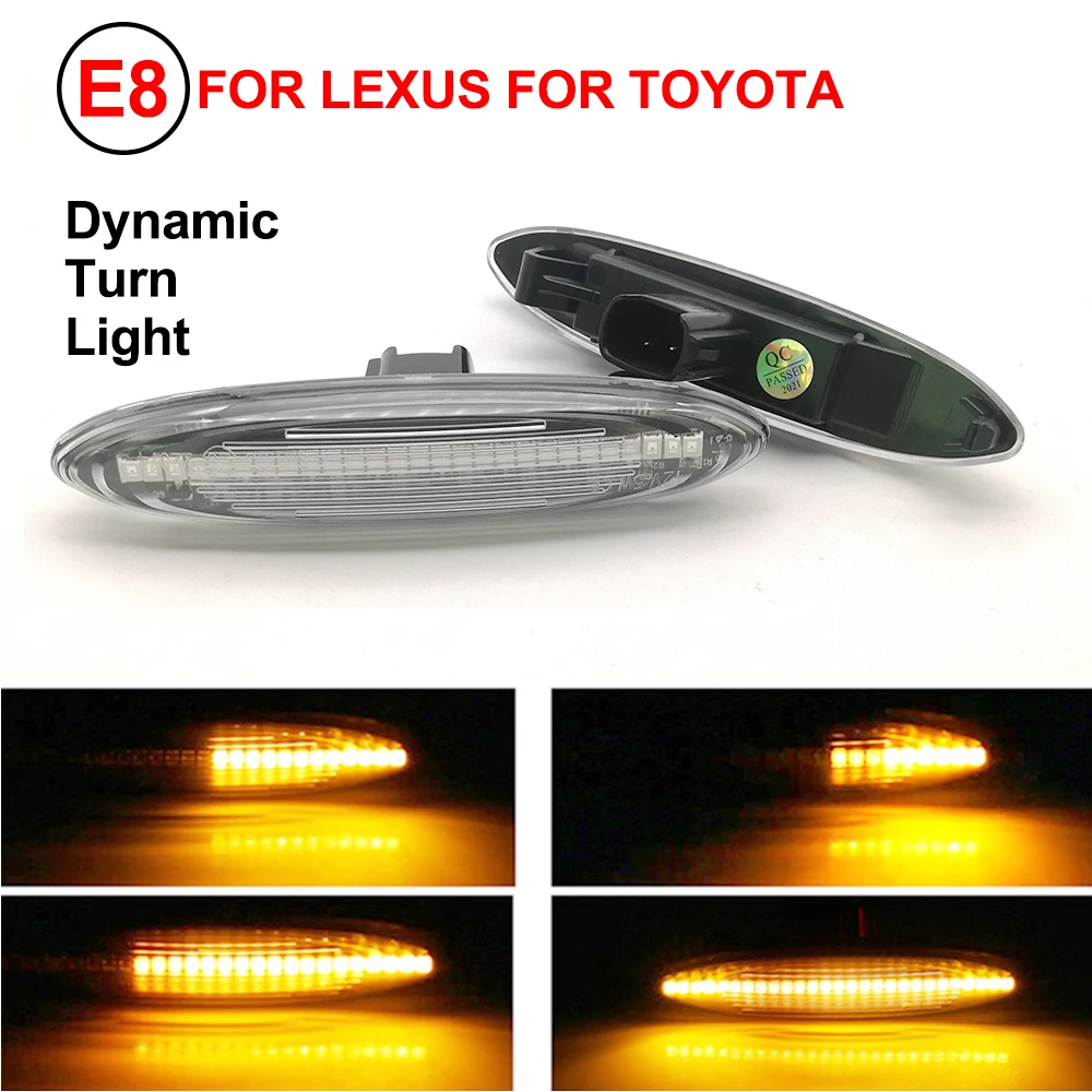 Sequential Blinker Signal Lights Led Dynamic Side Marker Turn For Lexus