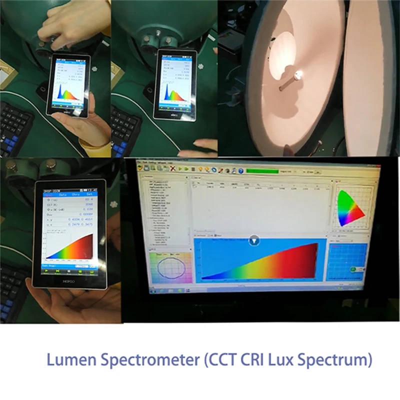 

OHSP350M Lumen Tester Spectrometer Portable CCT CRI SDCM Spectrometre