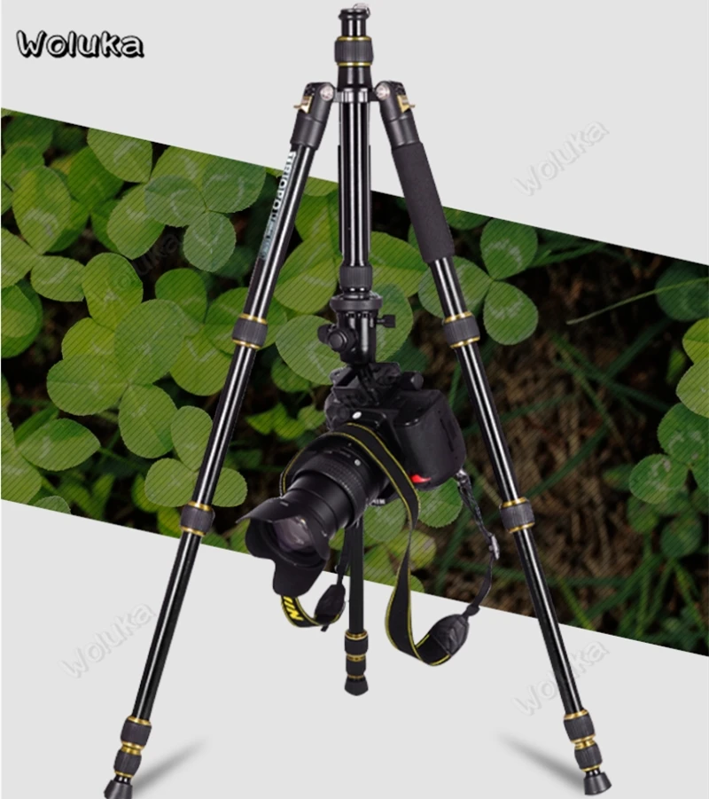Portable Travel Tripod Photography Tripod Stand Ball Head Professional Monopod Bracket For DSLR Camera Accessories CD50 T10