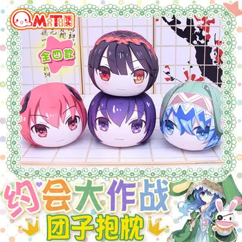 

Anime DATE A LIVE Tokisaki Kurumi Yoshino Cosplay Cute Dango Mascot Cushion Toy Stuffed Plush Cartoon Throw Pillow Doll Gifts