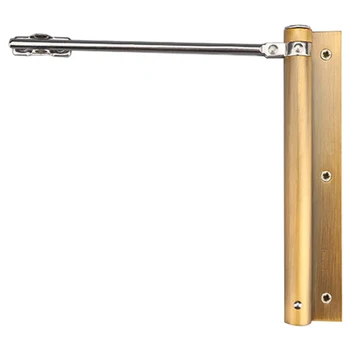 

Gate Adjustable Noise Reduction Stainless Steel Rebound Home Hotel Invisible Self Locking Hinge Automatic Office Door Closer