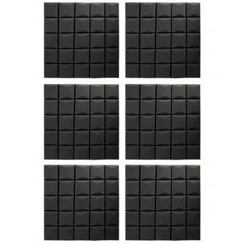

Sound Insulation Board Recording Studio Foam, 6 Pcs Mushroom Sound Absorbing Cotton Foam High Density Acoustic Panels