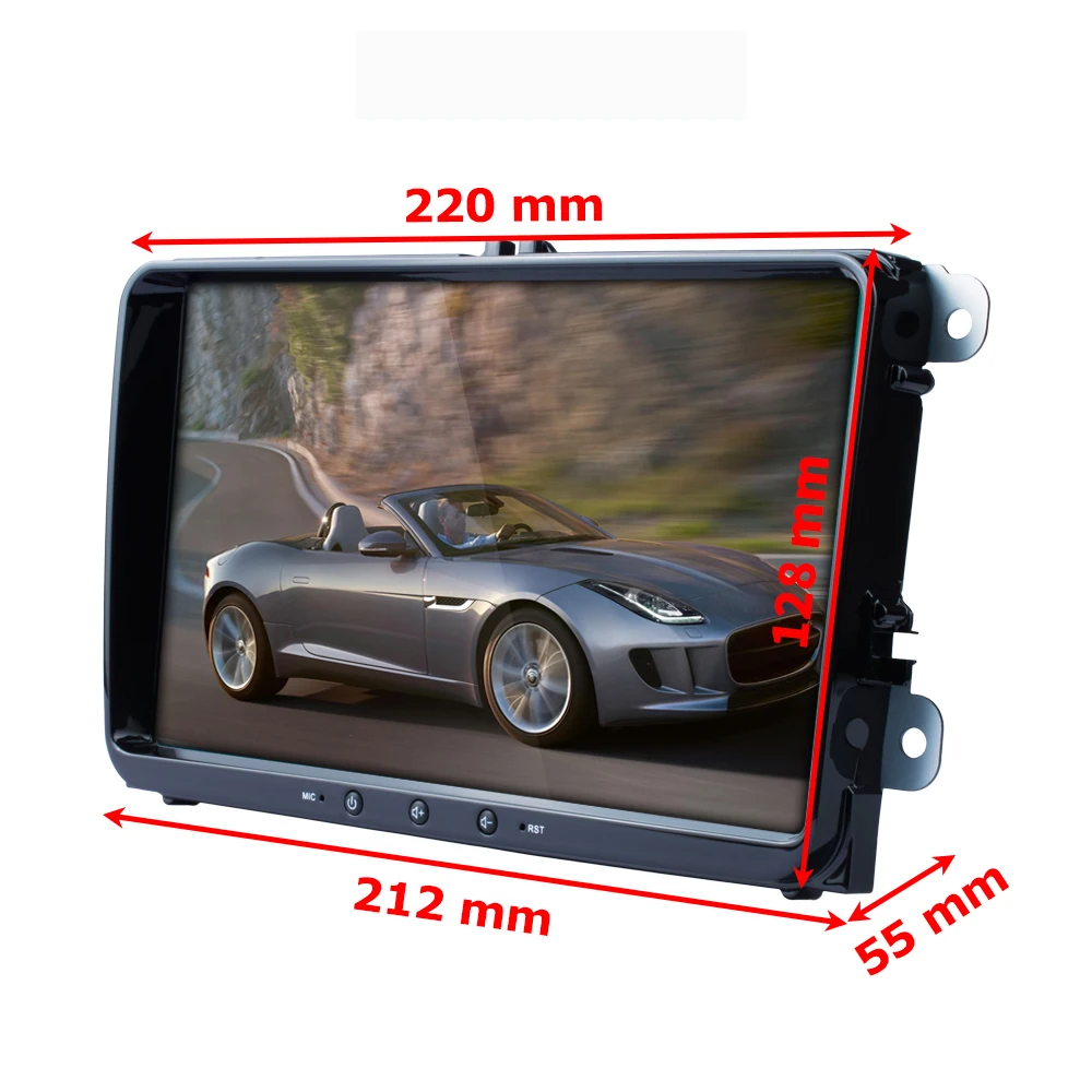 Podofo " Android 8,1 автомобильный мультимедийный плеер 2 din автомагнитола для VW/Golf/Polo/Tiguan/Passat/Seat/leon/Skoda/Octavia