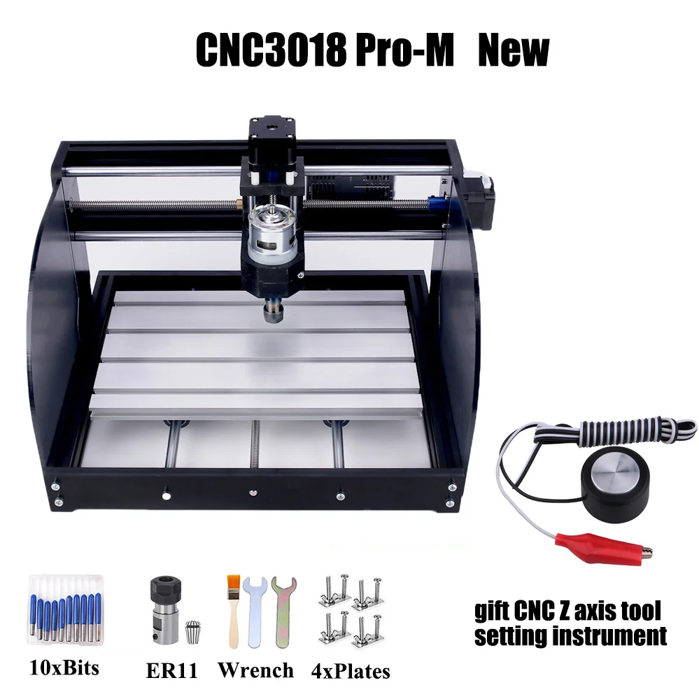 CNC 3018-PRO Router набор GRBL Управление 3 оси Пластик акриловые PCB ПВХ резьба по дереву