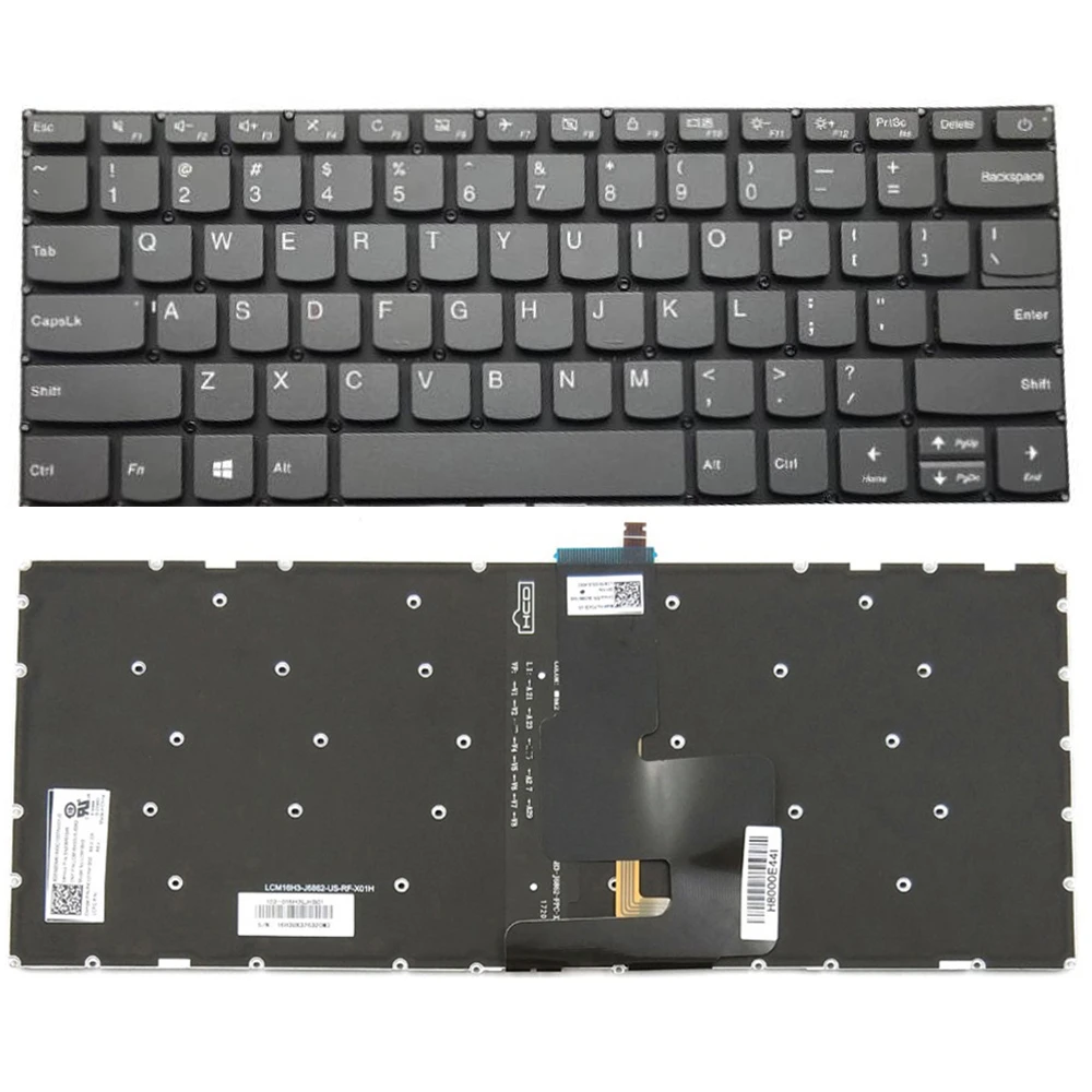 samvittighed Imperialisme aborre New Laptop Replacement Keyboard For Lenovo Ideapad 320-14isk 320s-14ikb 320s-14ikbr  Us Layout With Backlight - Replacement Keyboards - AliExpress