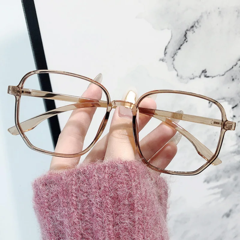 blue blocker glasses 2022 Myopia Glasses Woman Oversized Frame Glasses Anti Blue Light Glasses Fake Glasses Frame Lentes De Lectura Hombre blue light reading glasses