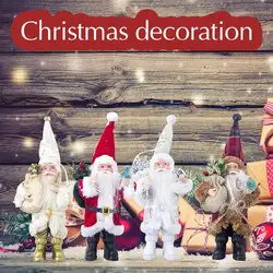 2019 креативный мини Рождественский Санта Клаус кукла орнамент дома Рождественская елка украшения Рождественский подарок для детей