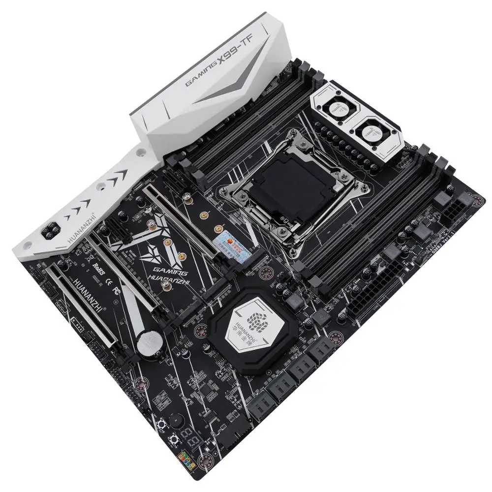 Материнская плата HUANANZHI X99 X99-TF с двумя слотами M.2 NVME и поддержкой DDR3 и DDR4 LGA2011-3