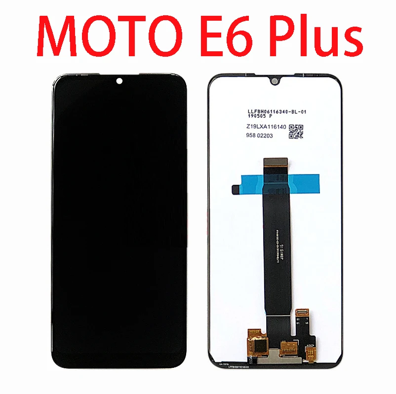 

Repair tools+For Motorola MOTO E6 Plus 6.1inch LCD Display Assembly+Touch Screen Digitzer For MOTO E 6 Plus Repair Panel Glass
