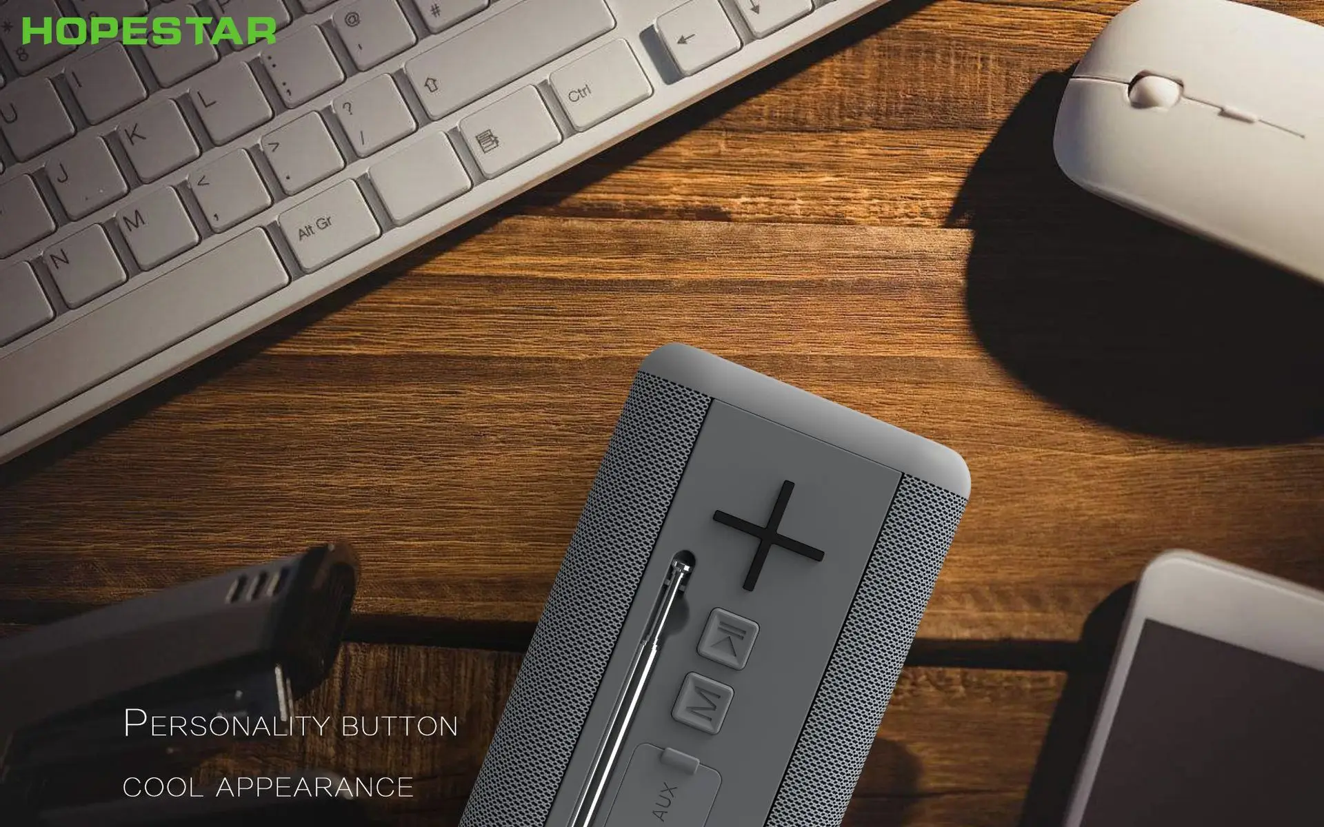 Водонепроницаемая беспроводная Bluetooth Колонка HOPESTAR T9 внешняя антенна высокой