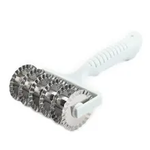 Волнистый прокатки тесто резак из нержавеющей стали для пиццы колеса пасты печенья скребок для печенья слайсер помадка форма для выпечки пирожных Кондитерские инструменты