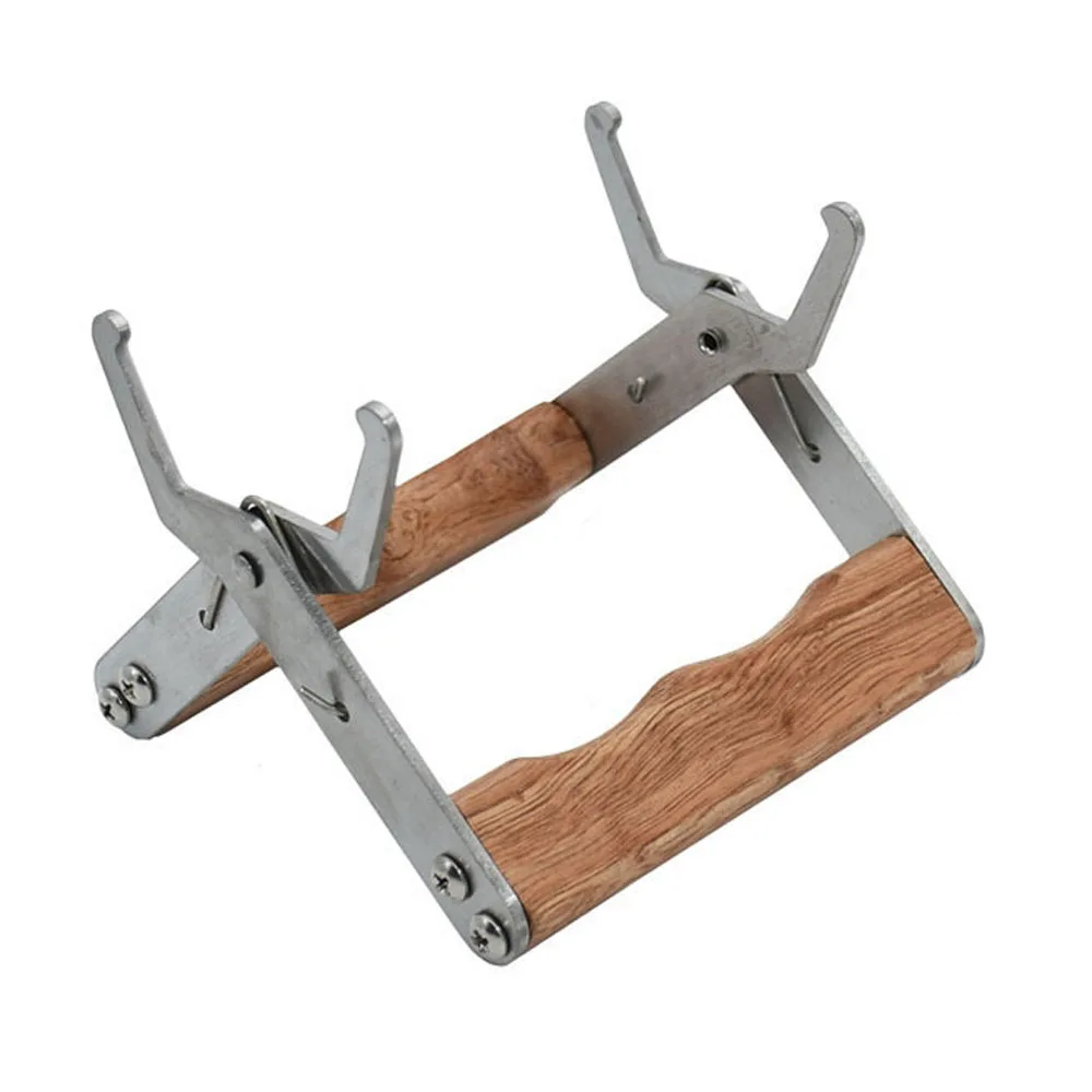 1 Pc Bee Hive Frame Holder Grip Tool For Beekeeper Equipment Gripper Capture Tool Lift Wooden + Stainless Steel Beekeeping Tools