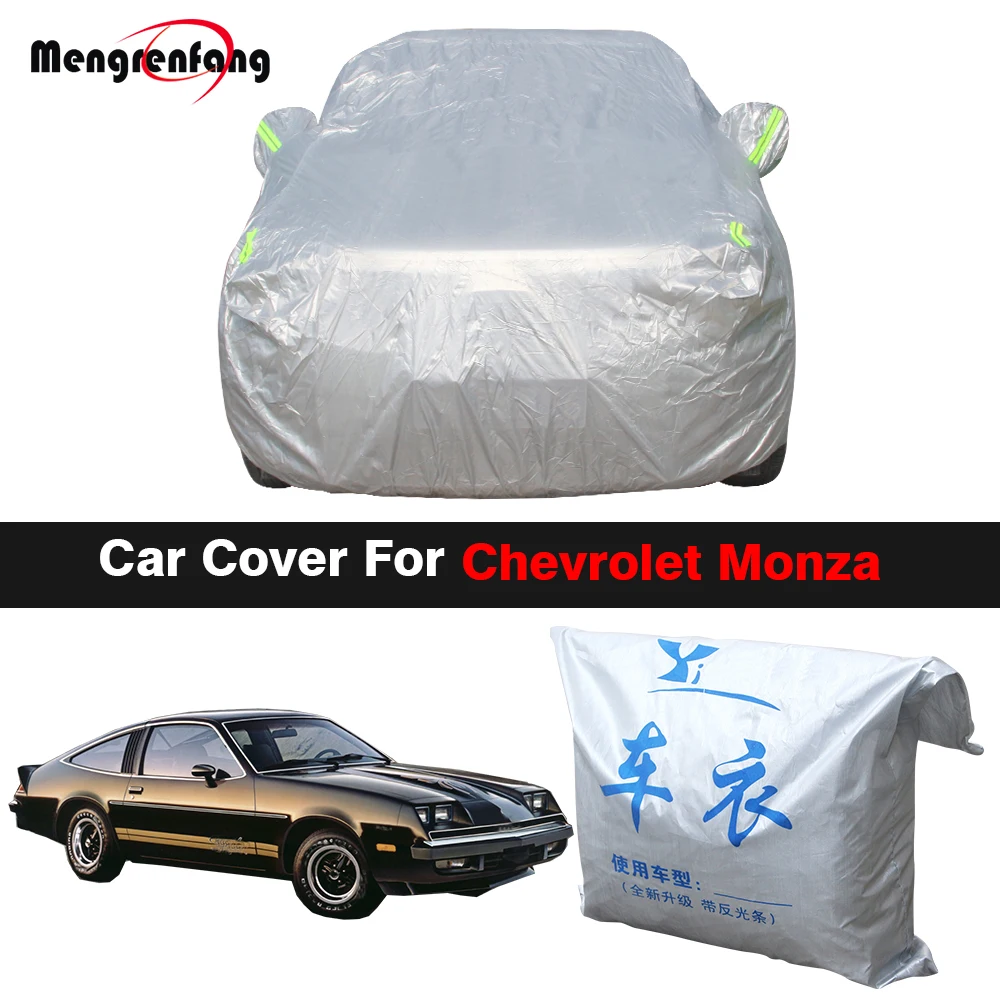 

Outdoor Car Cover For Chevrolet Monza Auto Anti-UV Sun Shade Snow Rain Wind Protect Cover