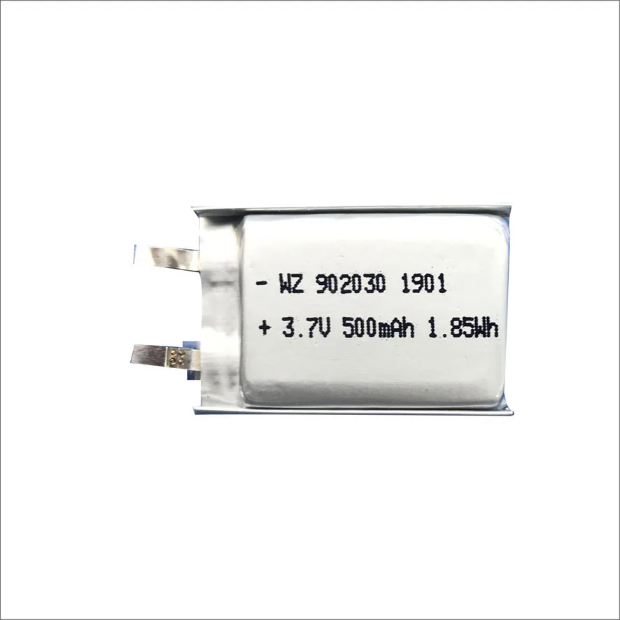 3,7 V батарея 902030 батарея 500mah умный Браслет электрическая маска для шлифовки ног устройство аккумуляторная батарея