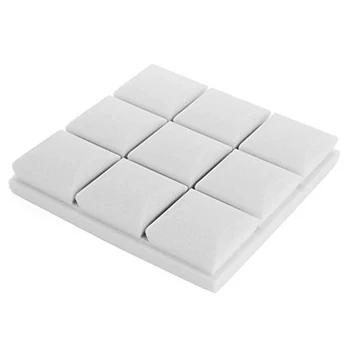 

30X30X5cm Soundproof Sponge Acoustic Soundproof Sound Stop Absorption For Ktv o Room - ( White) - Pro o Equipment Parts