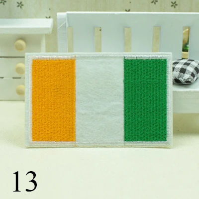 Страны нашивки с флагами рюкзак для одежды Железный Флаг значок нашивки для одежды шляпа и сумка декор обуви мода DIY рука значок - Цвет: Ireland