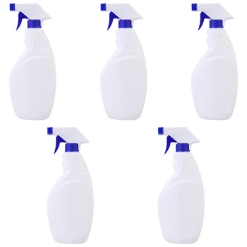 

5pcs 500ml Empty Spray Bottle Multifunctional Mist Atomizer Bottles Plastic Dispenser Disinfection Spray Bottle for Home Garden