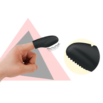 Erotic Finger Vibrator Flirt Vibrating Finger Sleeve Clitoral Stimulator Mini Vibrator Adults Games Sex Toys For Women BI-014437 5