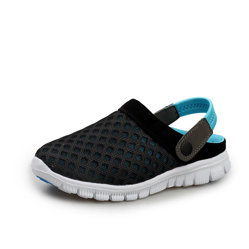 2021 New Fashion Sandals Men Hollow Clogs Slippers Boys Bottom Beach Jelly Clogs Male Comfy Water Garden Sandals Women Sneakers