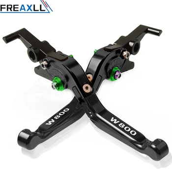 

W800 Folding Extendable Adjustable CNC Aluminum Brakes Clutch Levers For KAWASAKI W800 W800/SE 2012 2013 2014 2015 2016