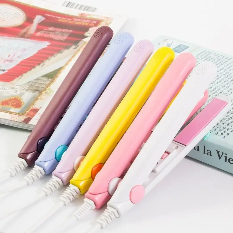 

Portable Hair Straightener Curling hair clipper Hair Crimper Curling Iron curly hair iron Hair Straightener Brush Flat Iron