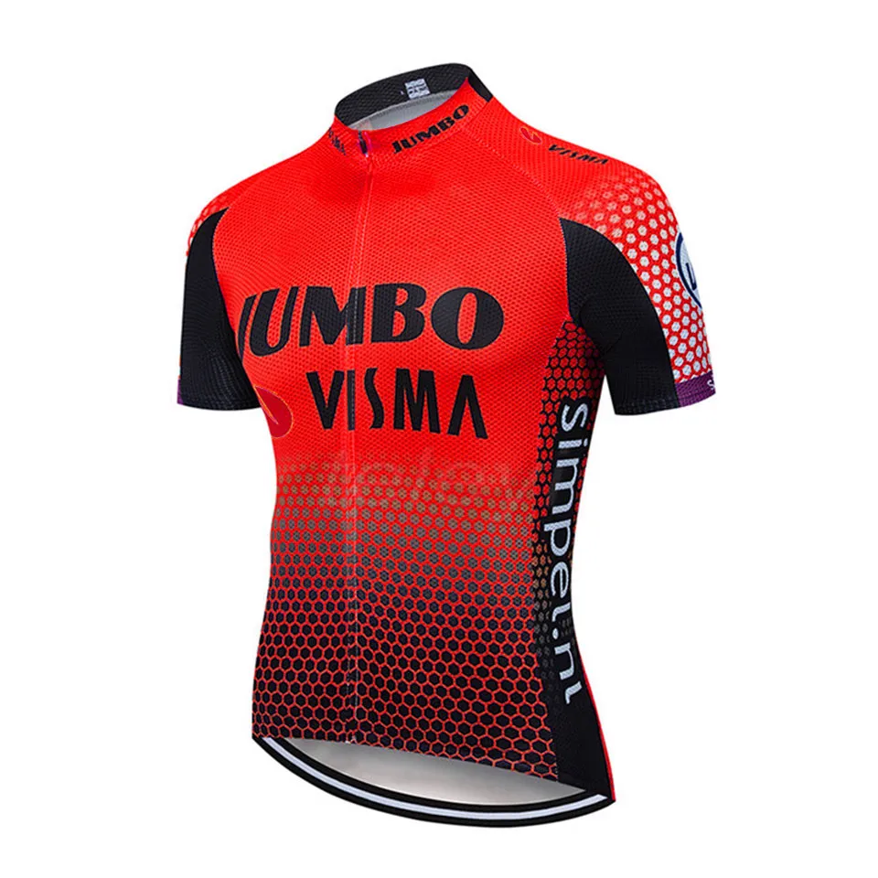2020 профессиональная команда JUMBO VISMA Велоспорт Джерси комплект Мужская