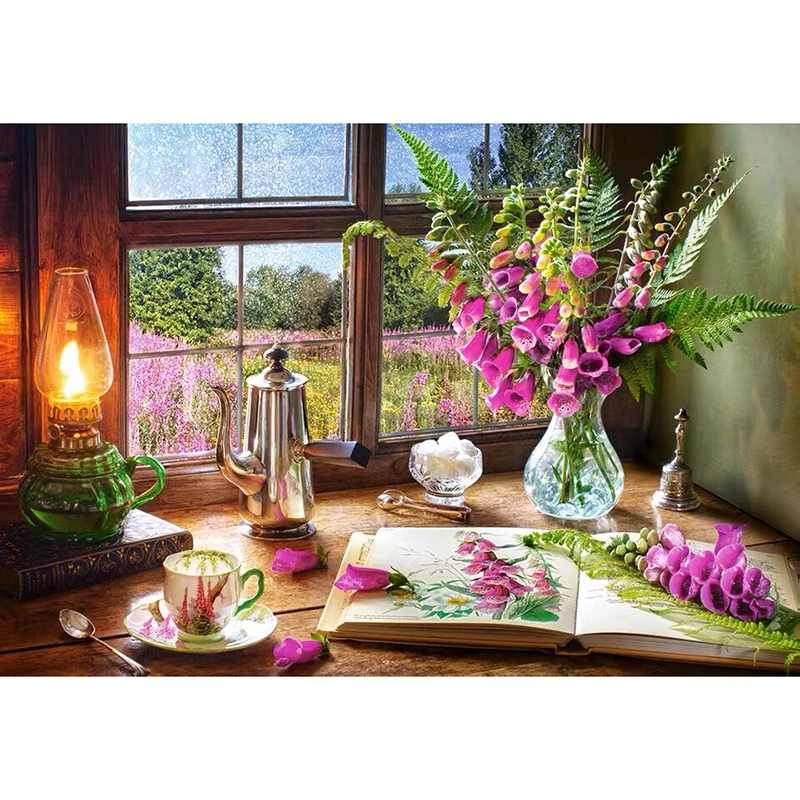 5D DIY Алмазная Цветочная композиция ваза для цветов вышивка крестиком Алмазная вышивка мозаика Алмазный домашний декор