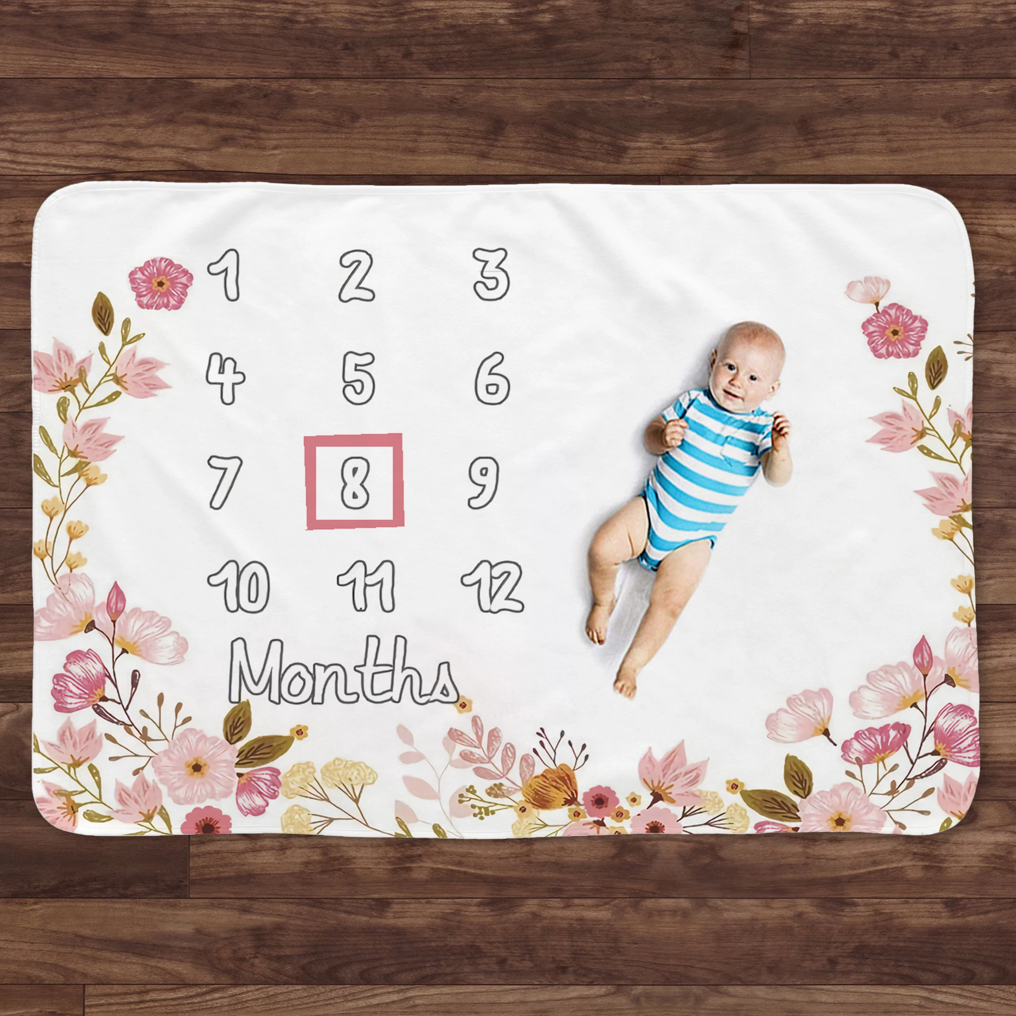 milestone blanket for twins