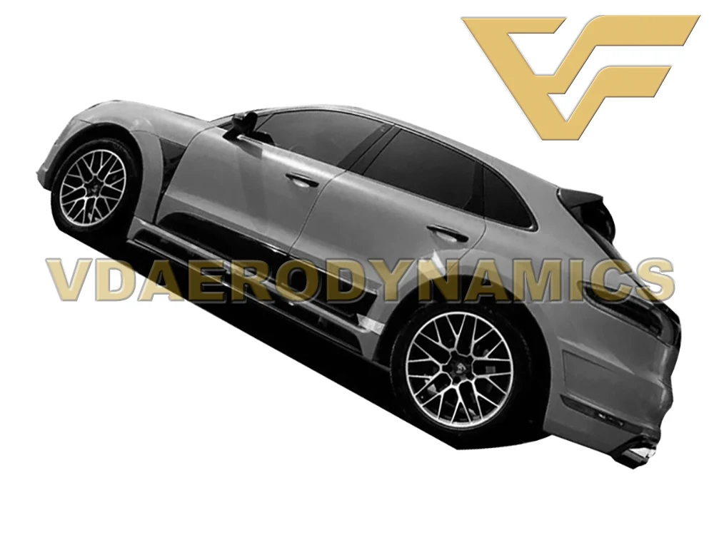 Подходит для 14-18 Porsche Macan Turbo VAD-GSC полный комплект кузова передний бампер задний бампер боковые юбки крыло вспышки