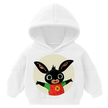 

New Autumn and Winter tops Boys Girls Hoodies Children Clothing Cute Bing Rabbits cartoon printed kids Long Sleeve clothes